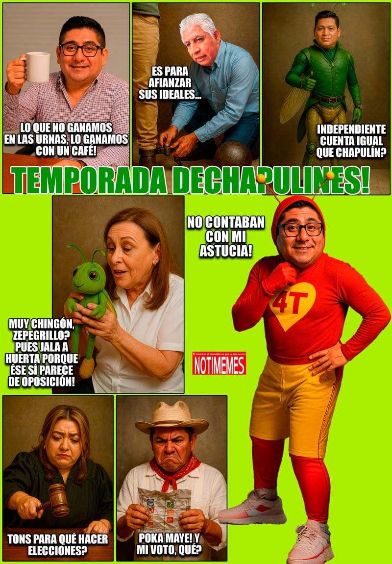 NOTI-MEME | - TEMPORADA DE CHAPULINES!