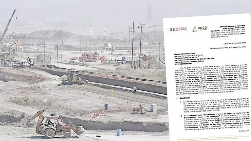 ¡COMPRÓ DEFENSA DIÉSEL ROBADO PARA CONSTRUIR AIFA!