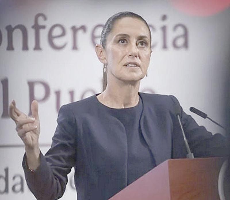 ¡SHEINBAUM ADMITE QUE AMLO CONTRATÓ DEUDA PARA TERMINAR OBRAS COMO EL TREN MAYA!