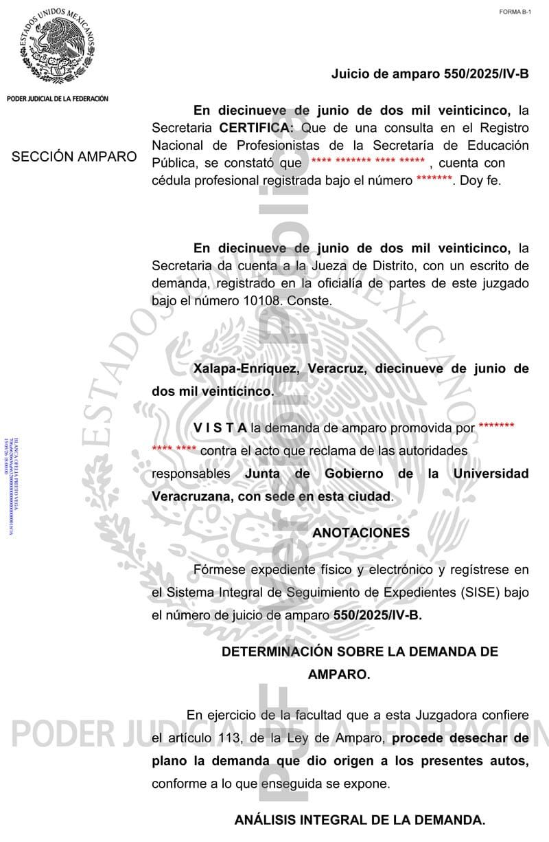 ¡REBOTA LOS AMPAROS!