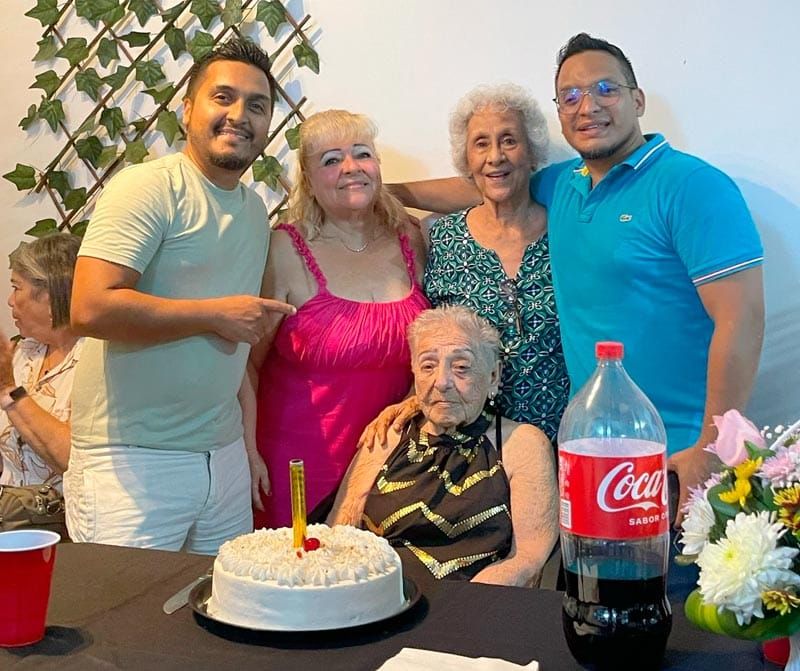 MARGARITA CUMPLE UN SIGLO DE VIDA