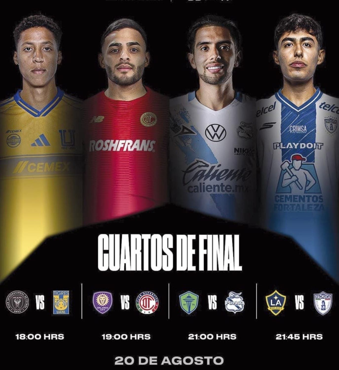 ¡LISTAS FECHAS Y SEDES PARA CUARTOS DE FINAL!