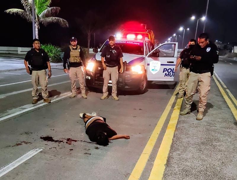 ¡FALLECIÓ MOTORIZADO QUE SE ACCIDENTÓ EN EL BULEVAR VICENTE FOX!