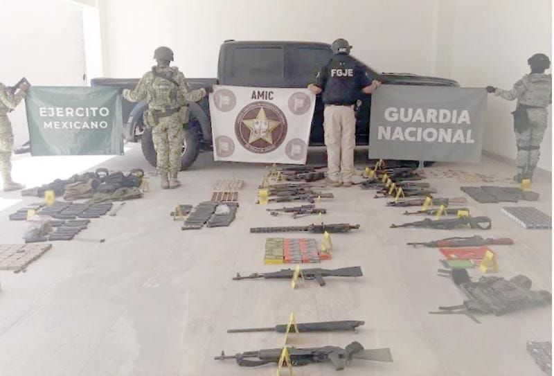 ¡ASEGURAN 7 MIL 500 CÁPSULAS PARA ARTEFACTOS EXPLOSIVOS DE FABRICACIÓN ARTESANAL, FUSILES Y DROGAS SINTÉTICAS!