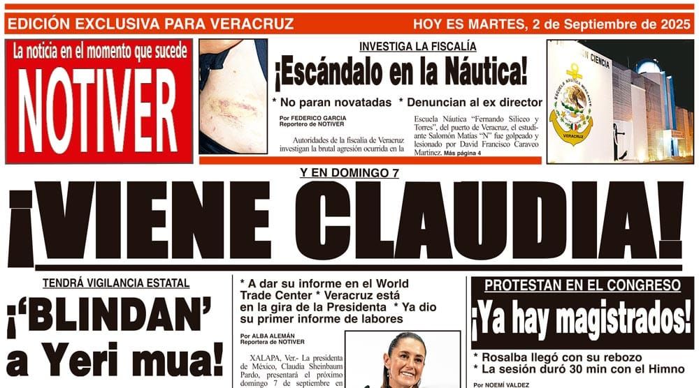 LA PORTADA - MARTES 2 DE SEPTIEMBRE 2025