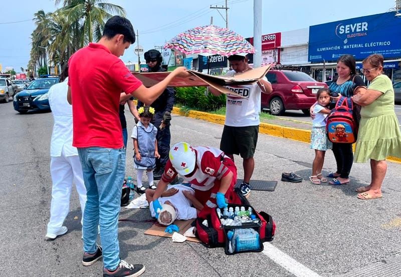 ¡ABUELITA ATROPELLADA EN LA AVENIDA MIGUEL ALEMÁN!