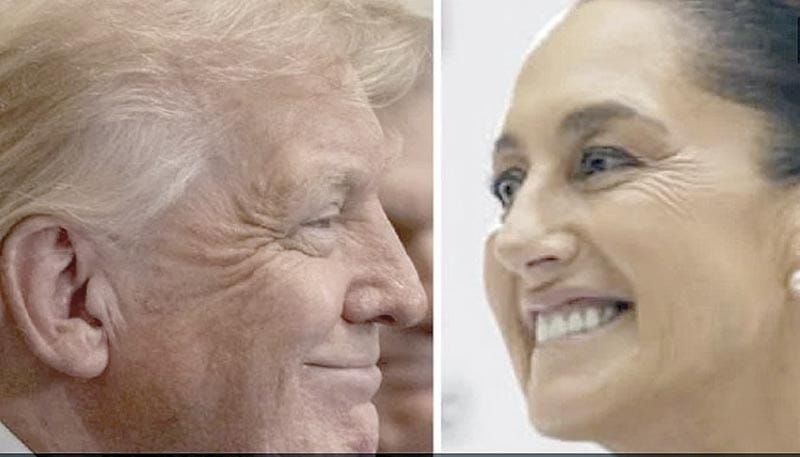 ¡“SHEINBAUM ME CAE MUY BIEN”: TRUMP!