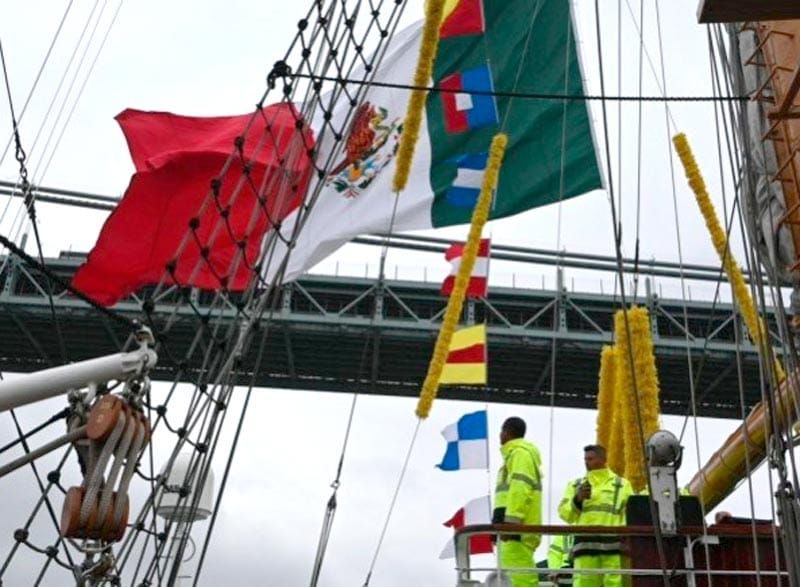 ¡EL “CUAUHTÉMOC“ REGRESARÁ PERO AL PUERTO DE NUEVA YORK!