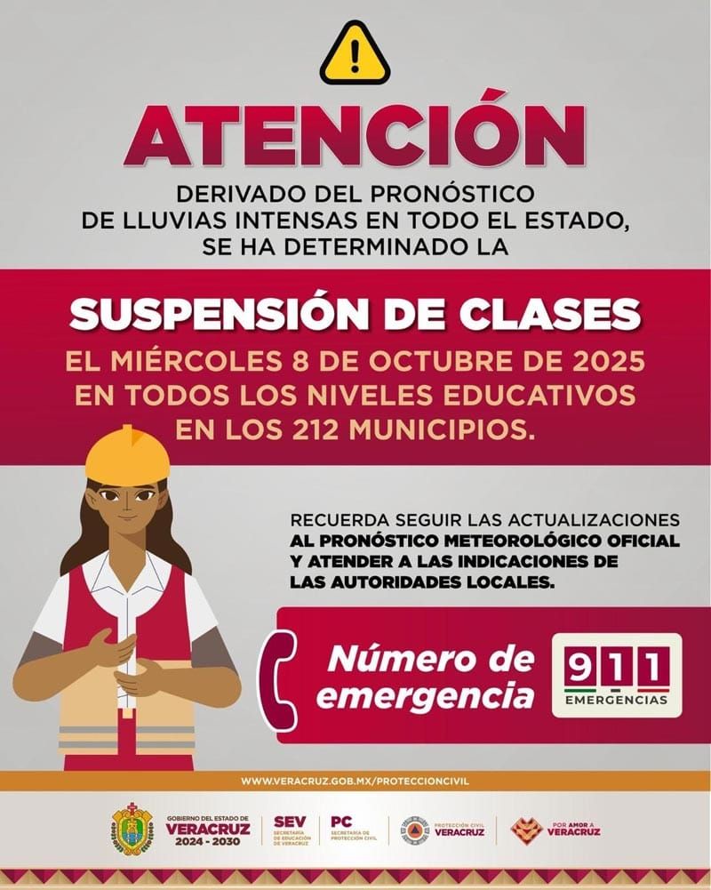 ¡NO HAY CLASES! - POR LAS LLUVIAS...