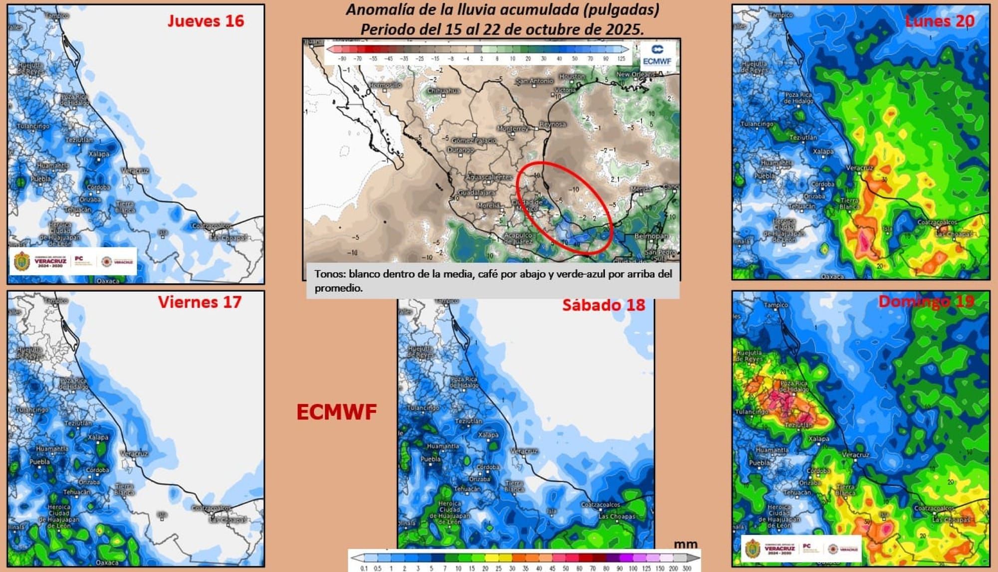 ¡ENTRA AHORA LA ONDA TROPICAL 38; LLUVIAS INTENSAS PEGARÁN EL JUEVES!