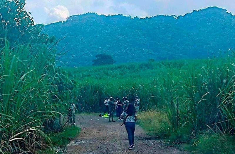 ¡JORNALEROS HALLAN A HOMBRE SIN VIDA, GOLPEADO, ESPOSADO!