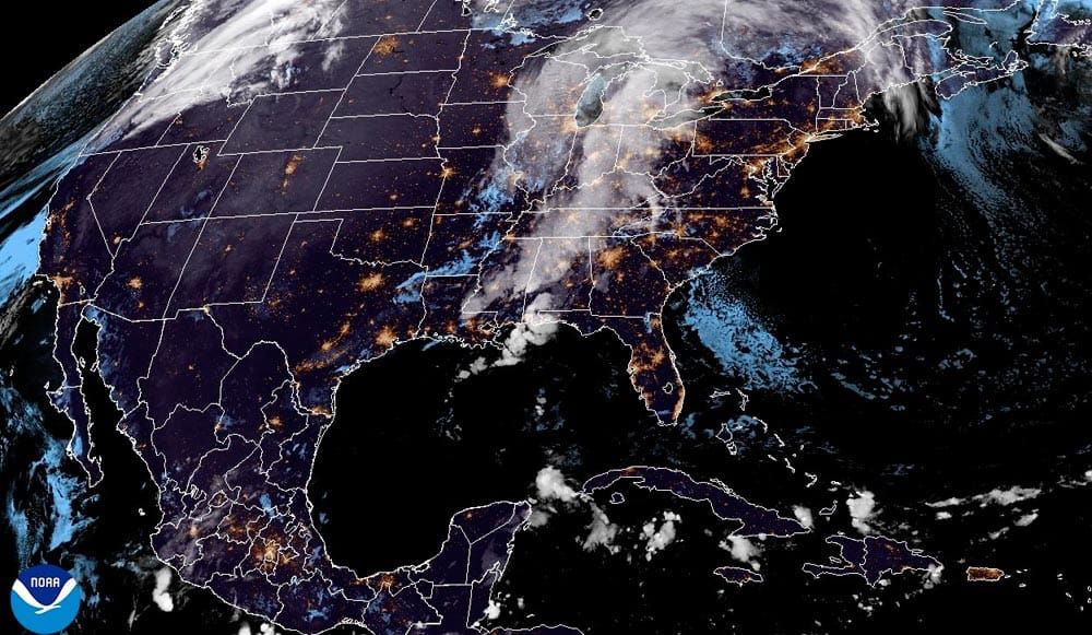¡SE CUELA FRENTECITO AL GOLFO DE MÉXICO! - *Y TRAE "NORTECITO", LLUVIAS Y DOS RAYOS.