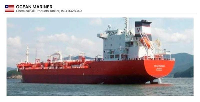 ¡AHÍ VIENE DE VUELTA! - EL “OCEAN MARINER”