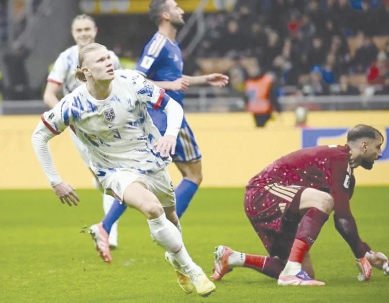 ¡NORUEGA Y HAALAND MANDAN A LA “REPESCA” A ITALIA EN ELIMINATORIA!