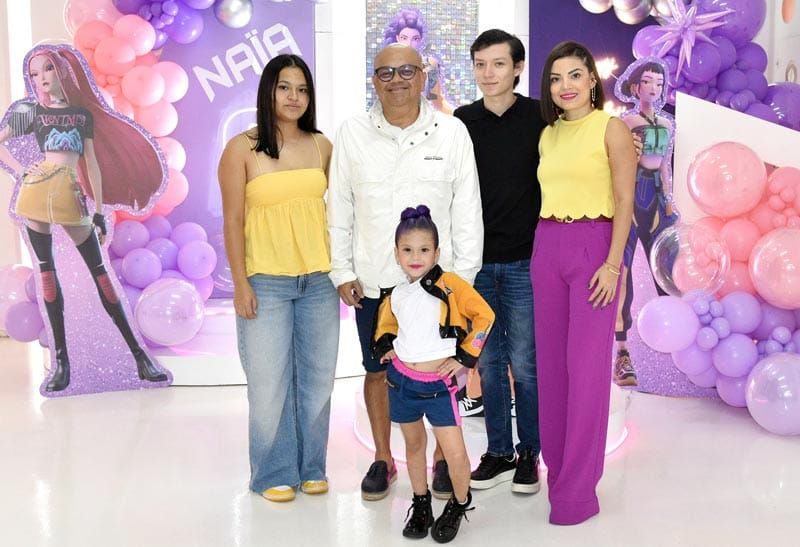 NAÏA ES RUMI EN SU FIESTA DE 6 AÑOS