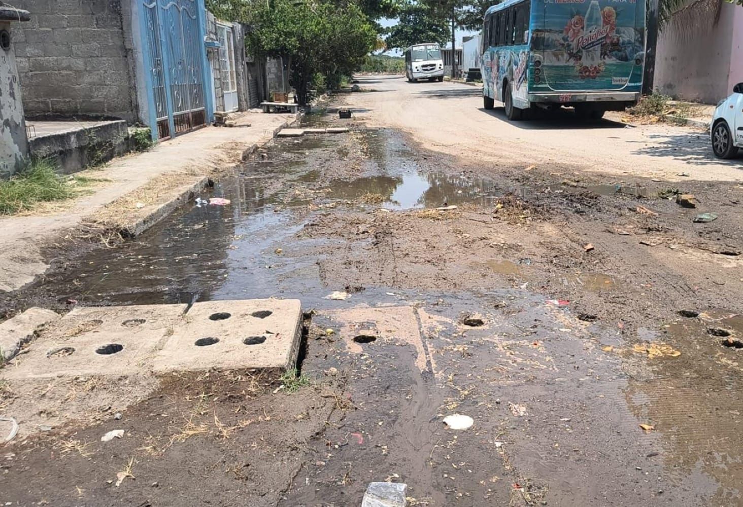 ¡DAN GOLPIZA A CHECADOR EN TERMINAL DE LA RUTA “LA HERRADURA”!