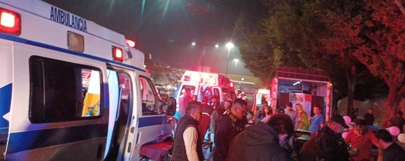 ¡BORRACHO ARROLLO A PEREGRINOS! - OCHO PERSONAS HERIDAS EN EL BULEVAR XALAPA-BANDERILLA