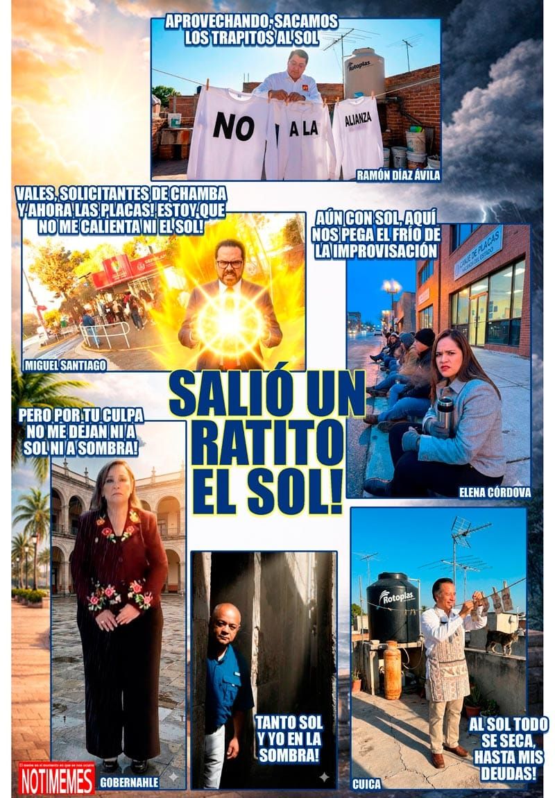 NOTI-MEME | - SALIÓ UN RATITO EL SOL!