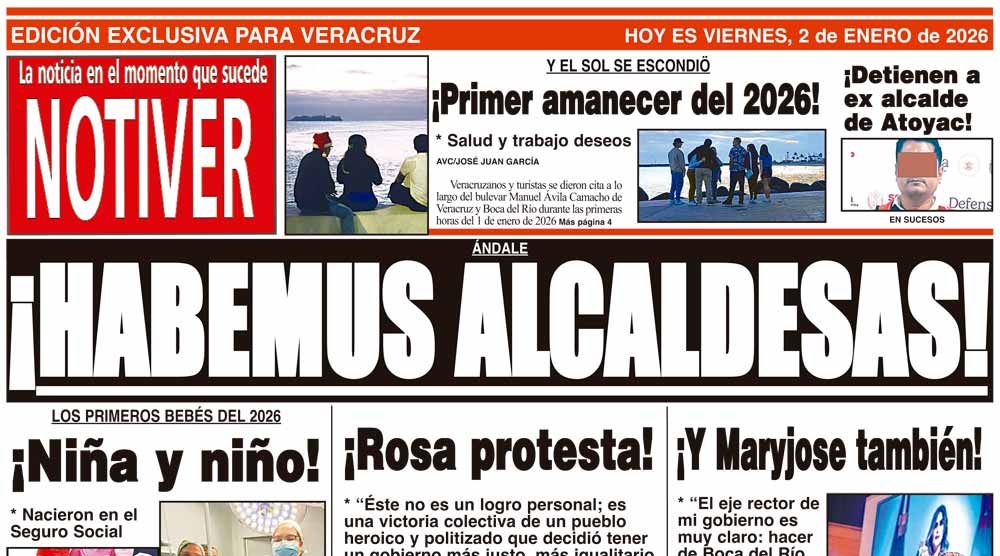 LA PORTADA - VIERNES 2 DE ENERO 2026
