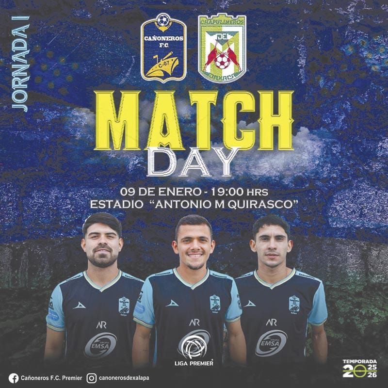 ¡CAÑONEROS RECIBE A LOS CHAPULINEROS HOY EN XALAPA!