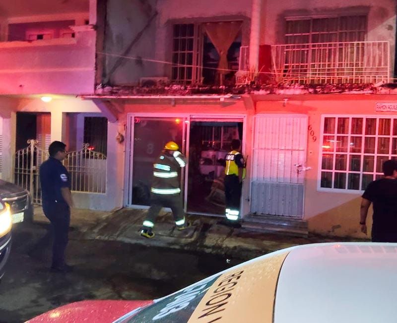 ¡CONATO DE INCENDIO EN UNA VIVIENDA DE BOCA DEL RÍO!