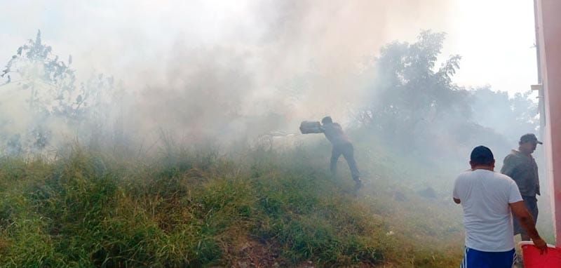 ¡INCENDIO DE PASTIZAL ALARMA A VECINOS DE ARBOLEDAS NORTE!