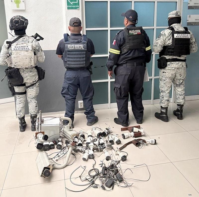 ¡ASEGURAN SIETE CÁMARAS DE VIDEO VIGILANCIA EN LA ZONA CONURBADA!