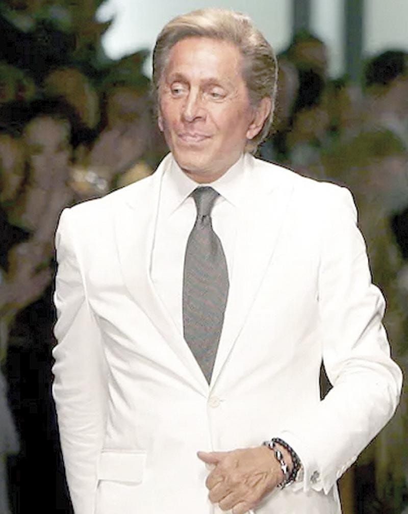 ¡MUERE EL DISEÑADOR ITALIANO VALENTINO!