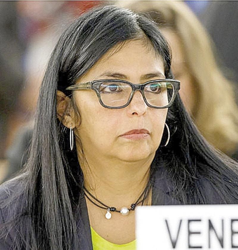 ¡DELCY RODRÍGUEZ AFIRMA QUE HUBO COMBATE CONTRA TROPAS DE EU DURANTE CAPTURA DE MADURO!