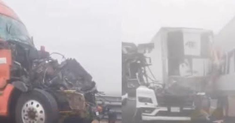 ¡SÚPER CARAMBOLA! - POR LA NEBLINA