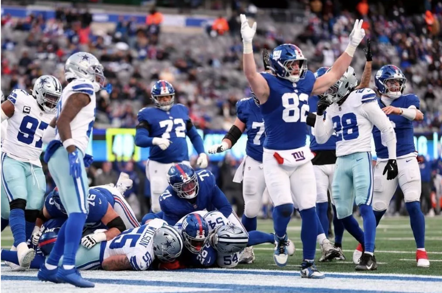 ¡SE DESPIDEN COWBOYS DE LA CAMPAÑA CON DERROTA ANTE GIANTS, 34-17!