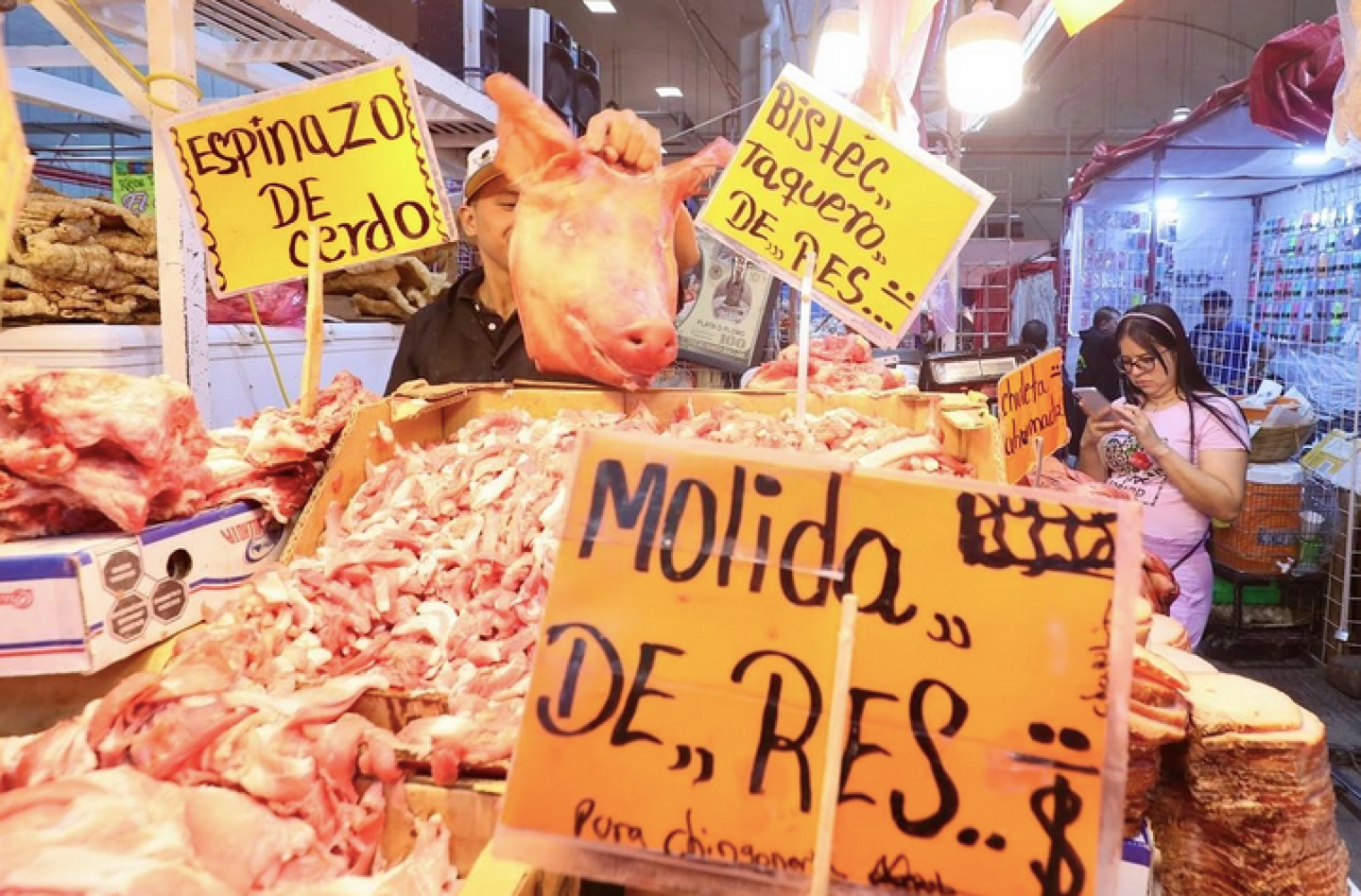 ¡POR LAS NUBES EL KILO DE BISTEC!