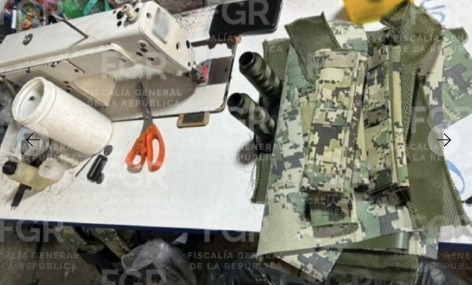 ¡ASEGURAN INMUEBLE EN DONDE FALSIFICABAN UNIFORMES MILITARES!