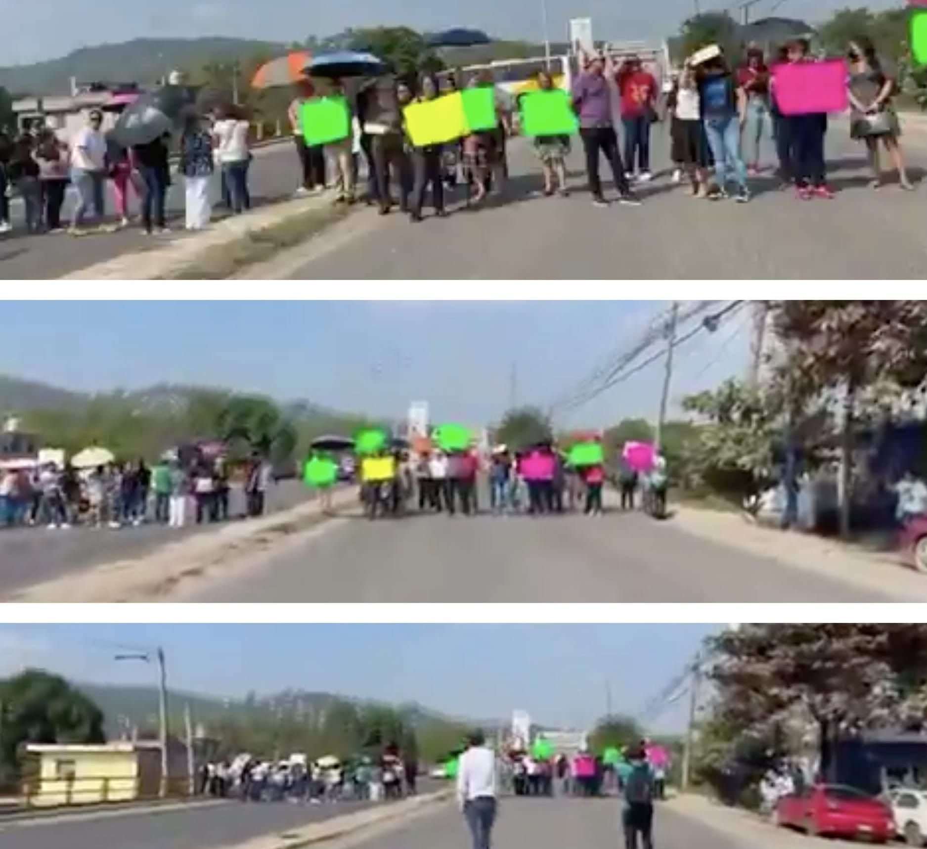 ¡BLOQUEAN LA AUTOPISTA! - *Trabajadores del sector salud