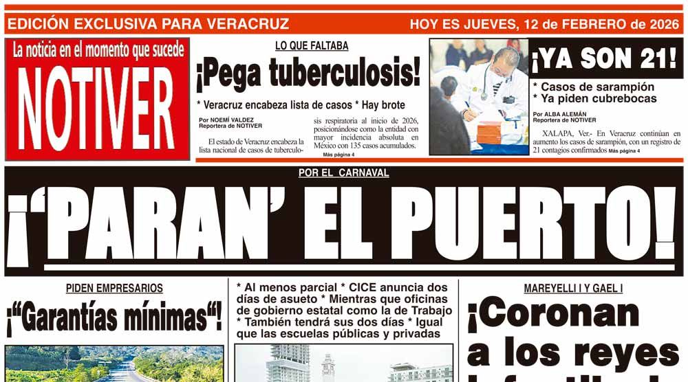 LA PORTADA - JUEVES 12 DE FEBRERO 2026