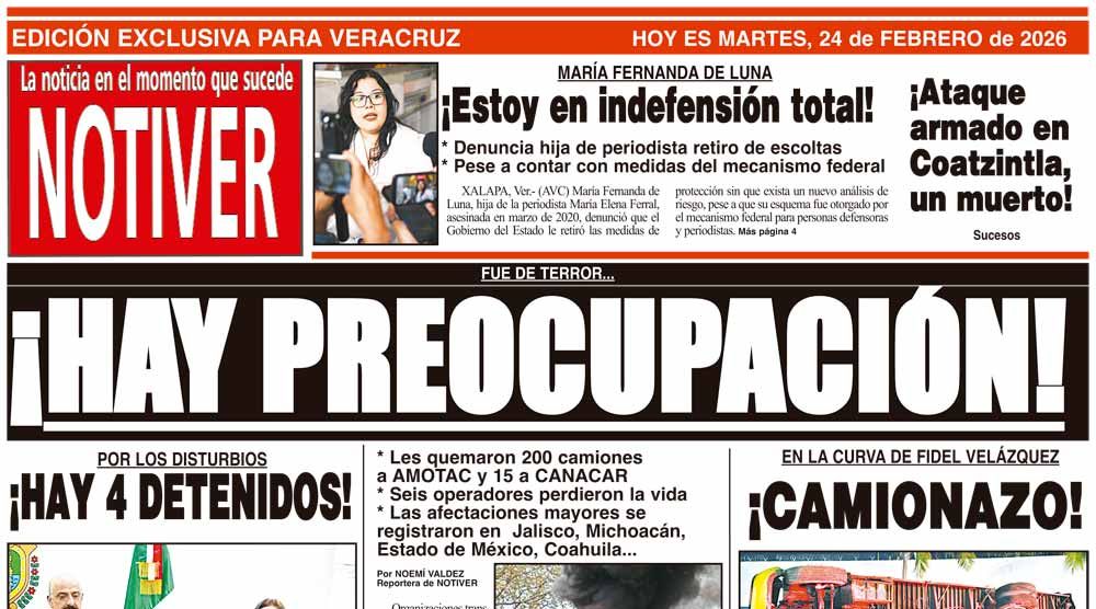 LA PORTADA - MARTES 24 DE FEBRERO 2026