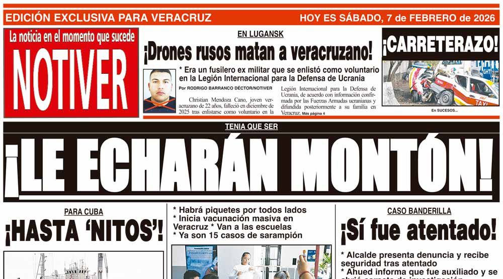 LA PORTADA - SÁBADO 7 DE FEBRERO 2026