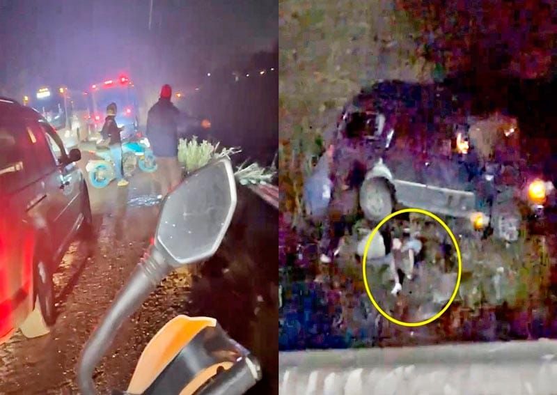 ¡CAMIONETA CON JÓVENES FIESTEROS SE FUE AL FONDO DE UN BARRANCO!
