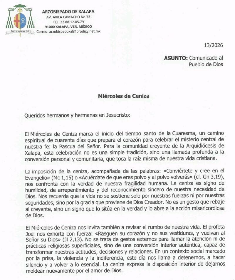 ¡COMIENZA LA CUARESMA! - *Iglesia llama a la conversión