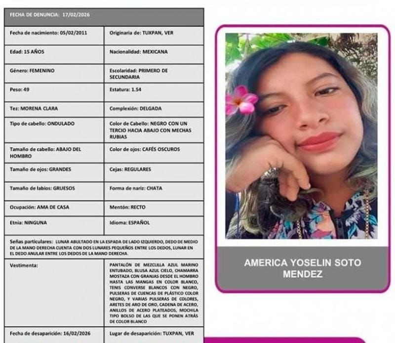 ¡EN FEBRERO DESAPARECIERON SEIS MUJERES EN EL NORTE DE VERACRUZ!
