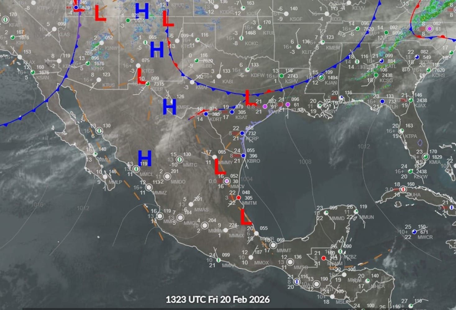 ¡FRENTE FRÍO AZOTARÁ CON LLUVIAS FUERTES!