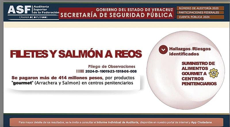 ¡GASTARON 414 MILLONES EN ARRACHERAS Y SALMÓN! - PARA LOS PENALES