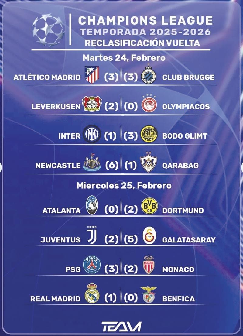 ¡PARTIDOS PARA HOY!