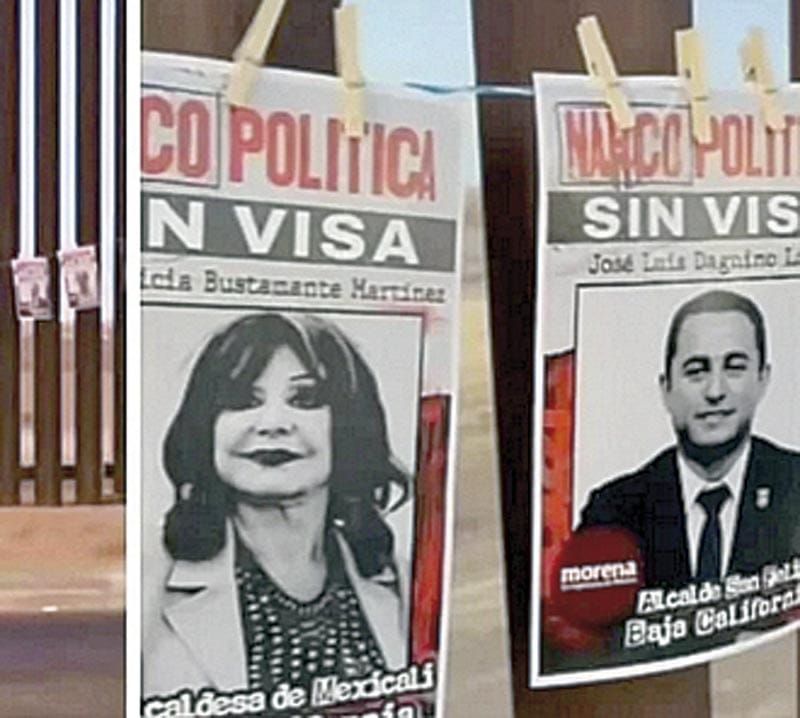 ¡EXHIBEN CON TENDEDERO A POLÍTICOS SIN VISA DE EU!