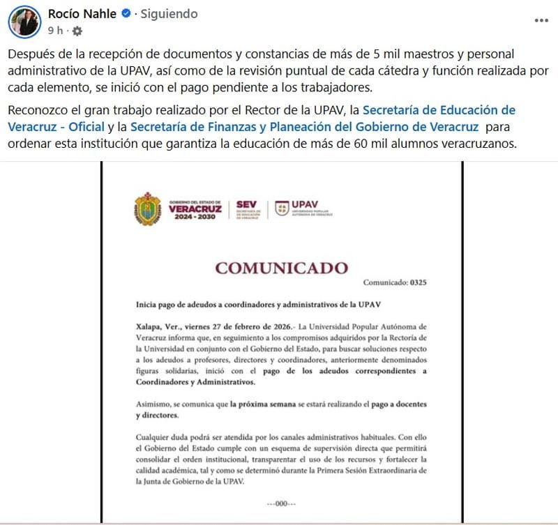 ¡LES VAN A PAGAR! - A LOS MAESTROS DEL UPAV