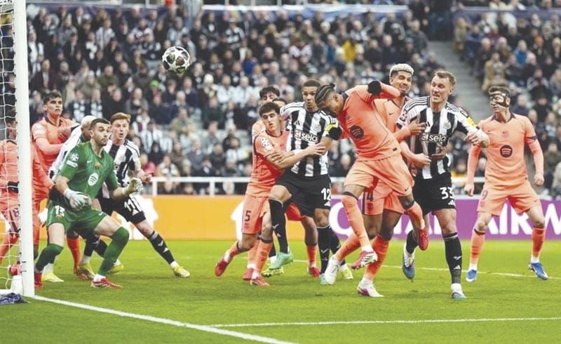 ¡RESCATA YAMIL YAMAL AL BARCELONA ANTE EL NEWCASTLE, ÚLTIMO MINUTO!