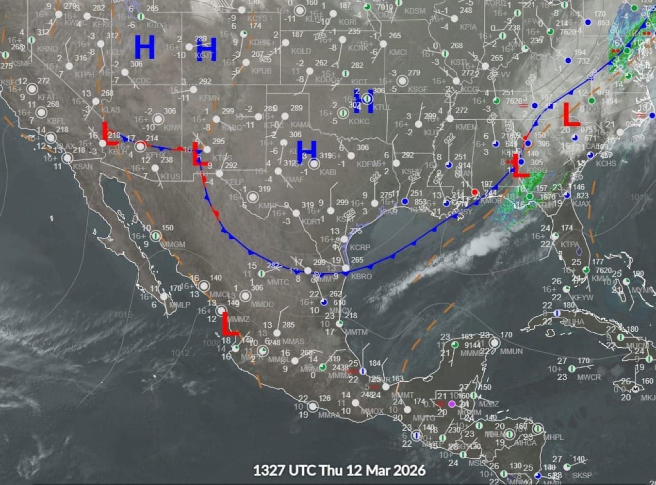 ¡FRENTE FRÍO 40 AVANZA CON LLUVIAS, VIENTOS Y EVENTO DE "NORTE"!