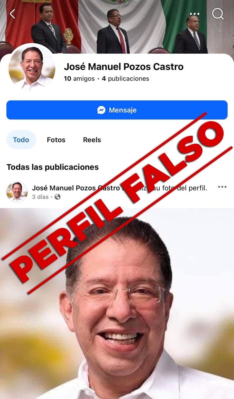 ¡CLONAN EL FACE DE POZOS! - *Alerta subsecretario de Gobierno  que quieren suplantar su identidad