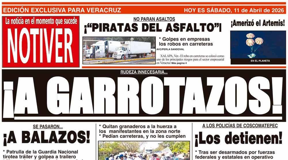 LA PORTADA - SÁBADO 11 DE ABRIL 2026