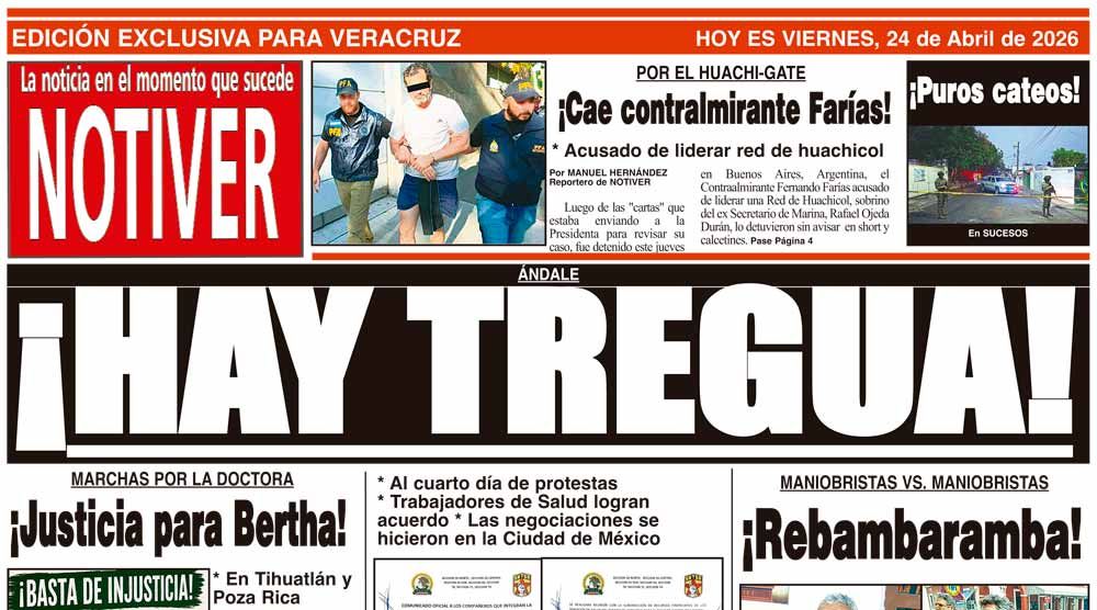 LA PORTADA - VIERNES 24 DE ABRIL 2026